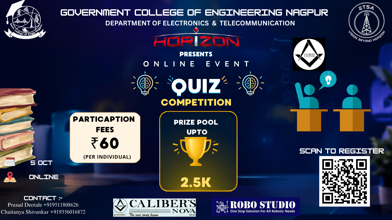 online quiz poster – Horizon 2026